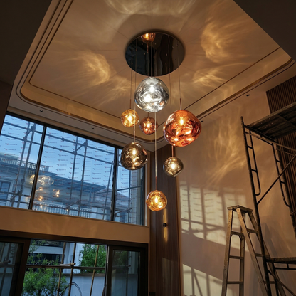 Melt Mirror Glass Pendant Light