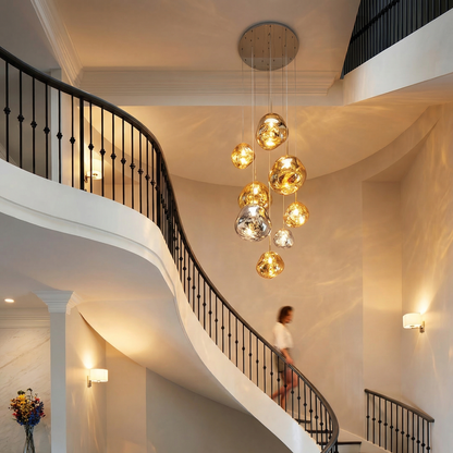 Melt Mirror Glass Pendant Light