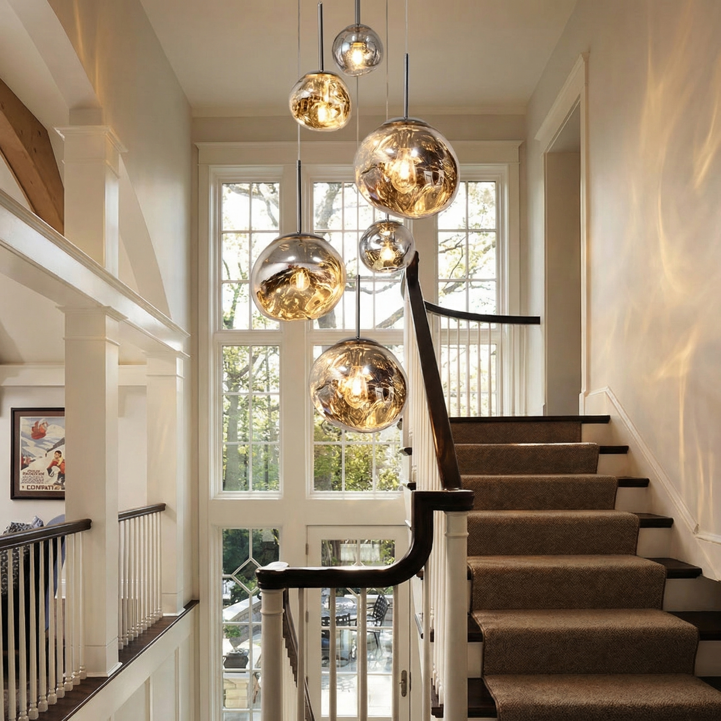 Melt Mirror Glass Pendant Light