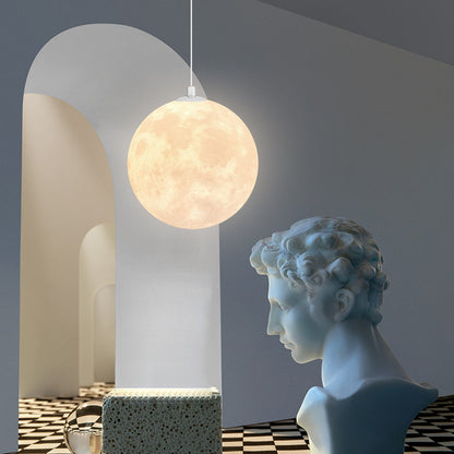 3D Printed Moon Globe Pendant