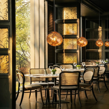 Melt Mirror Glass Pendant Light