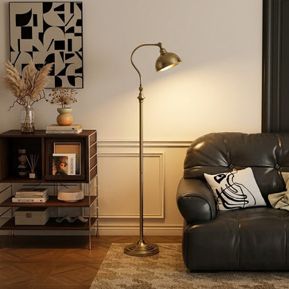 Adjustable Metal Reading Floor Lamp