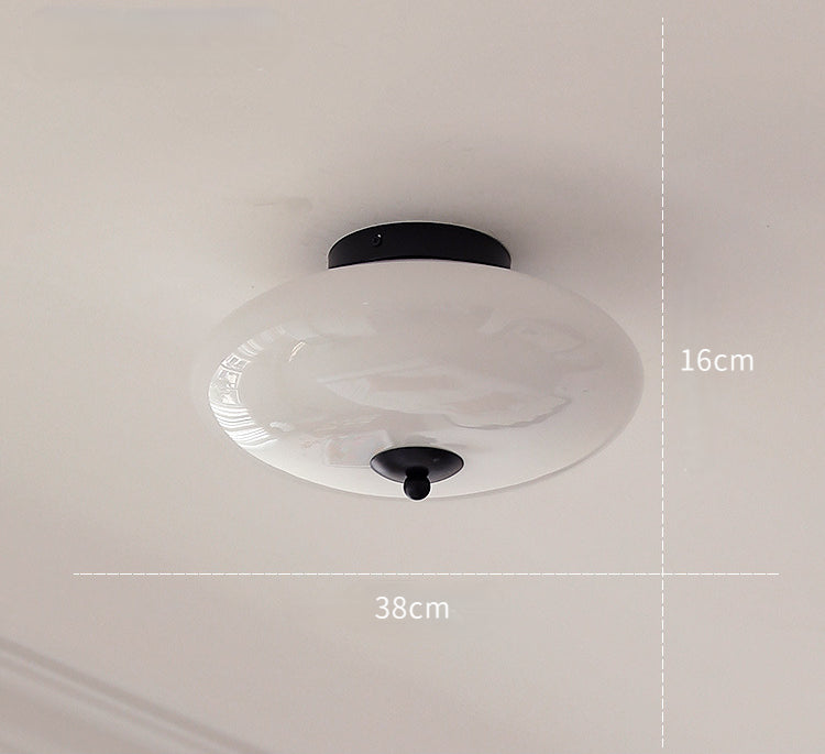 UFO Opal Glass Flush Mount Light