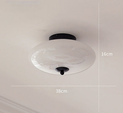 UFO Opal Glass Flush Mount Light