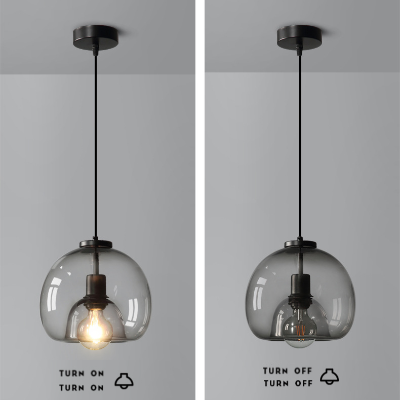 Double-Layer Glass Globe Pendant