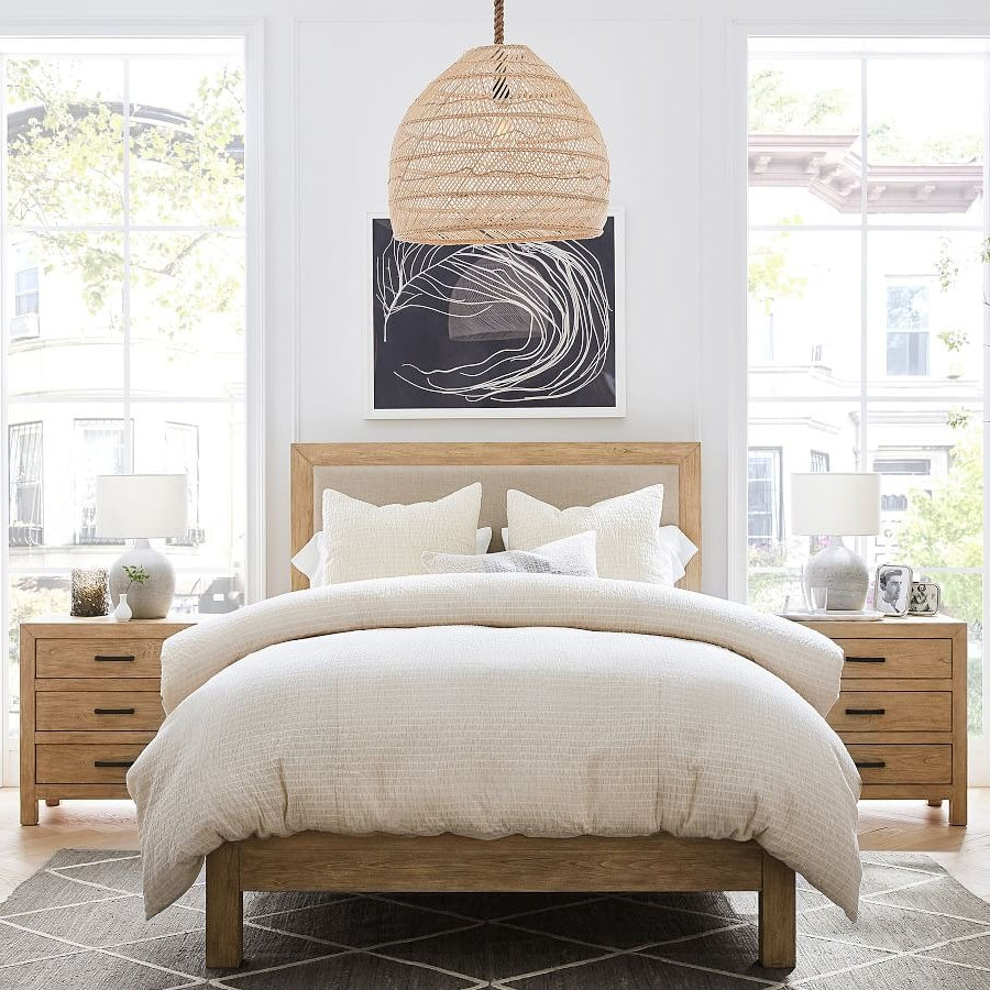 Nordic Rattan Rope Cord Pendant