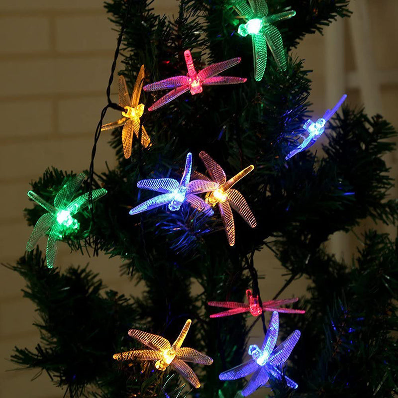 Dragonfly LED String Lights, Waterproof