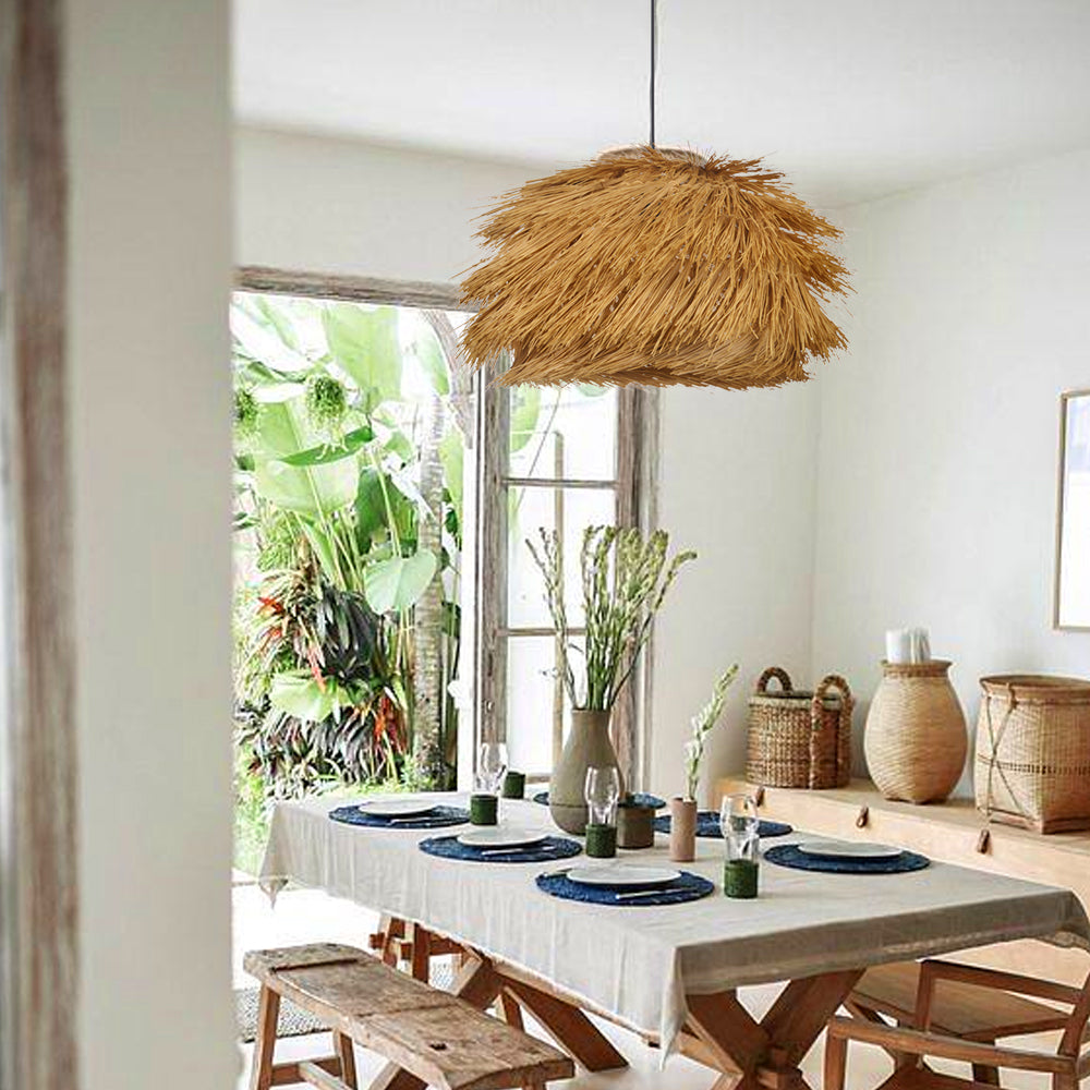 Grass Tassel Shaggy Pendant Light