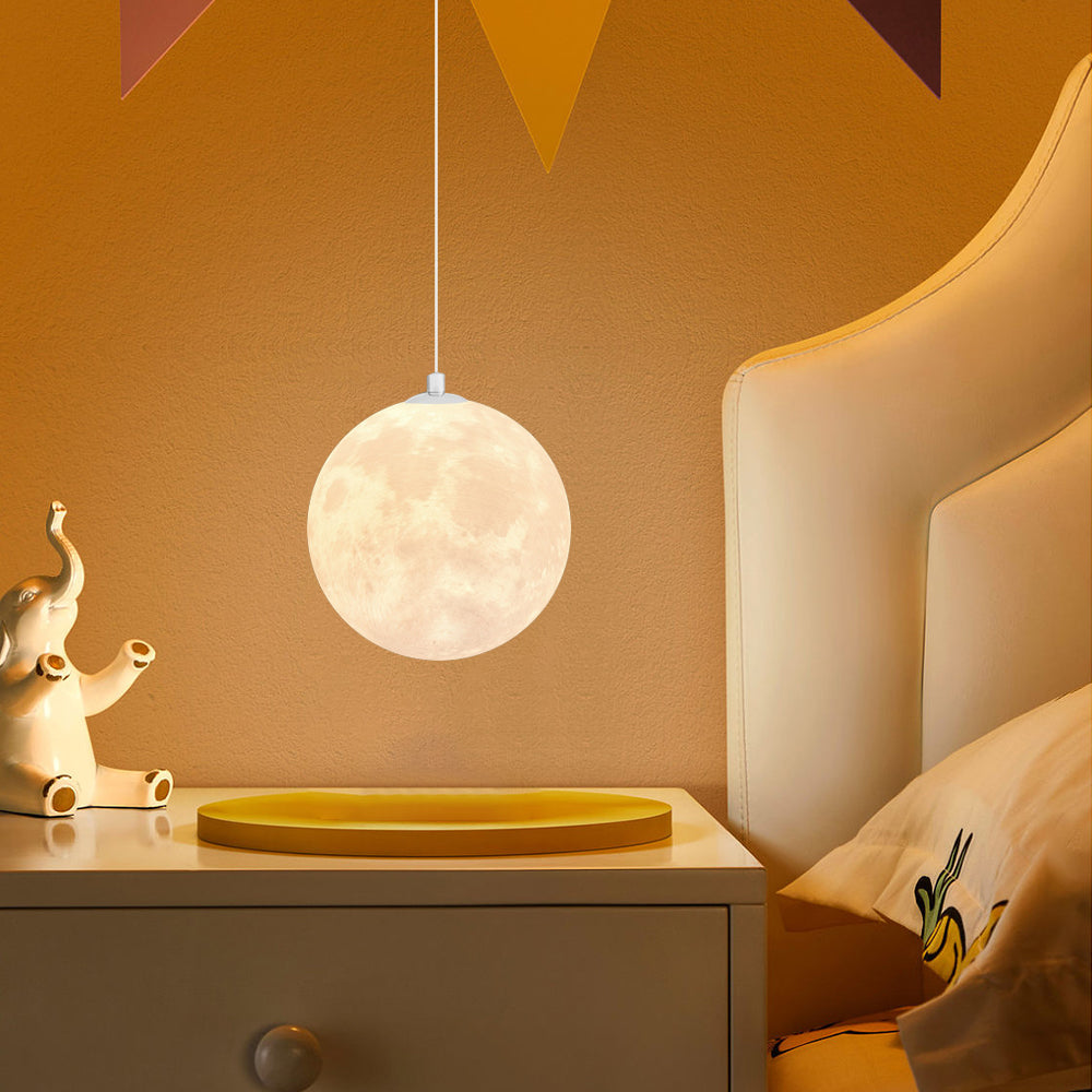 3D Printed Moon Globe Pendant