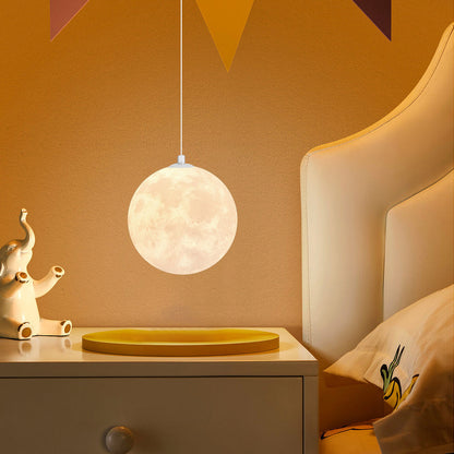 3D Printed Moon Globe Pendant