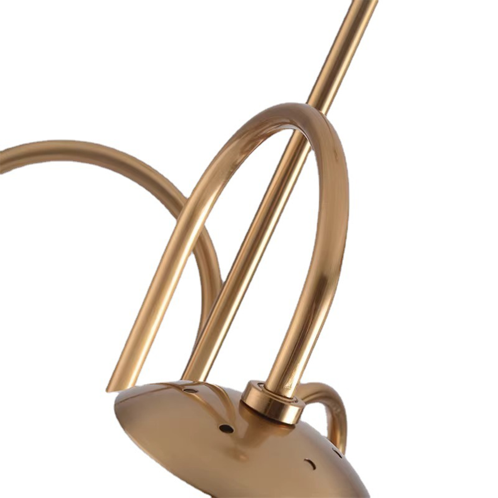 Gooseneck Orb 6-Light Chandelier