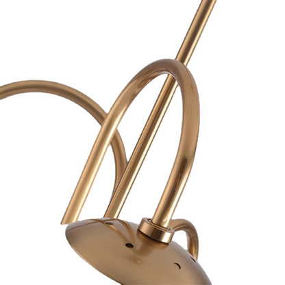 Gooseneck Orb 6-Light Chandelier