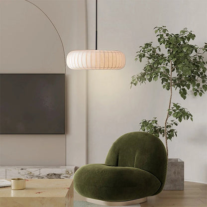 Modern White Hanging Lamp Art Deco Light-[Modern pendant lighting for bedroom and living space]-Demolights UK