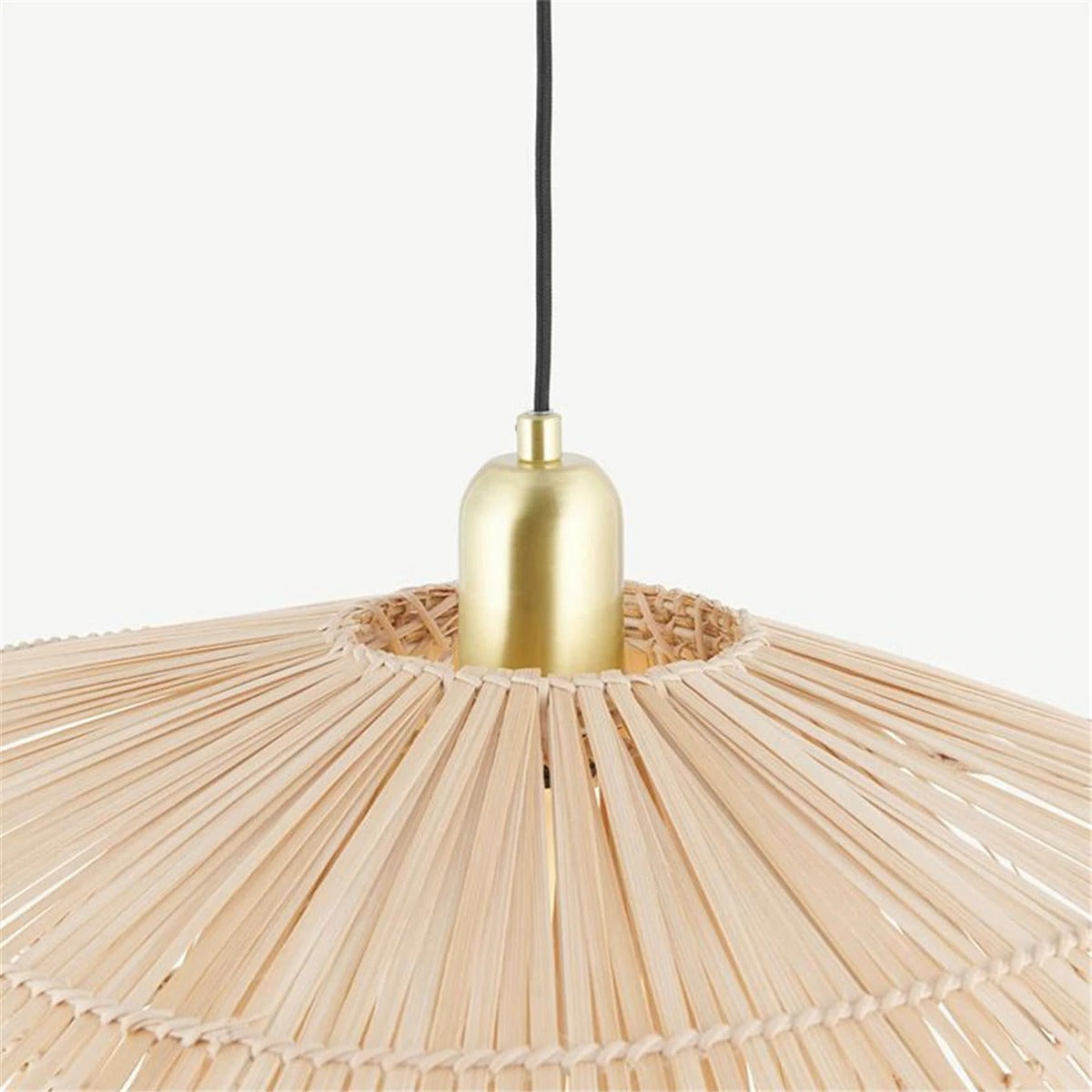 Bamboo Cloak Wicker Pendant Light