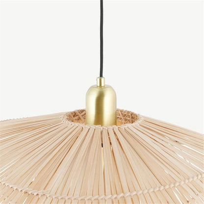 Bamboo Cloak Wicker Pendant Light