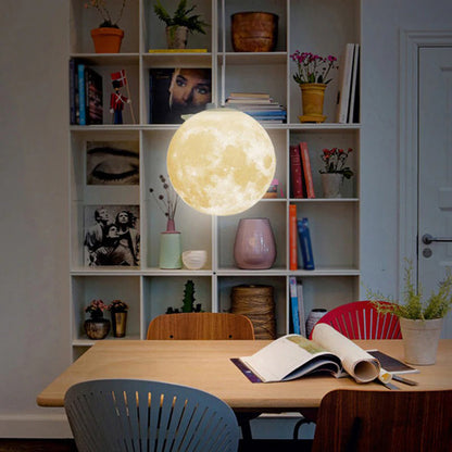 3D Printed Moon Globe Pendant