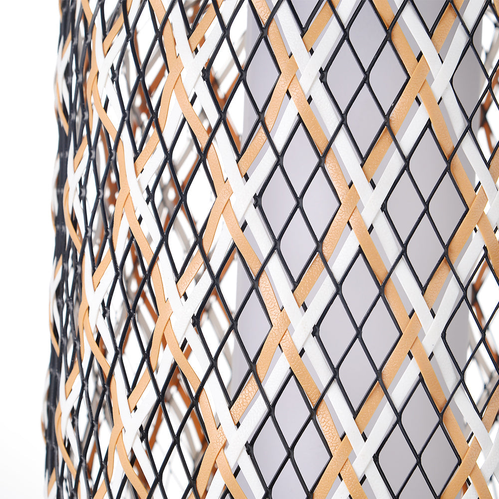 Bamboo Mesh Lantern Pendant Light