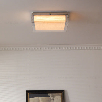 Layered Square Acrylic Flush Mount
