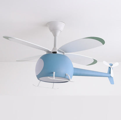 Helicopter Kids Ceiling Fan Light