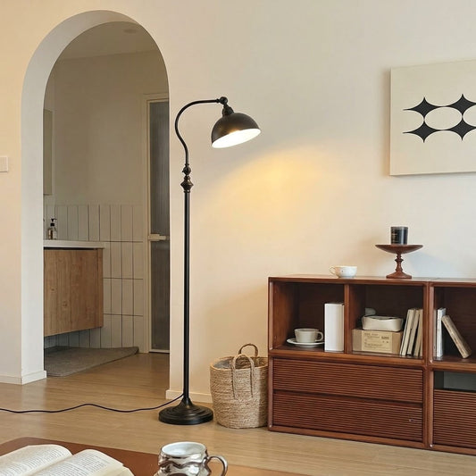 Adjustable Metal Reading Floor Lamp