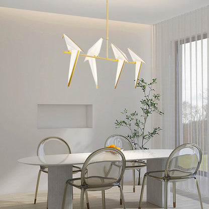 Paper Crane Origami Bird Pendant Light