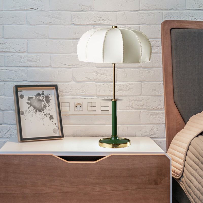 Mid-Century Fabric Shade Table Lamp