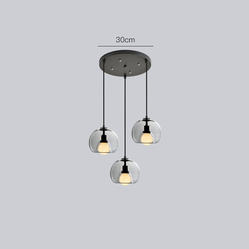 Double-Layer Glass Globe Pendant
