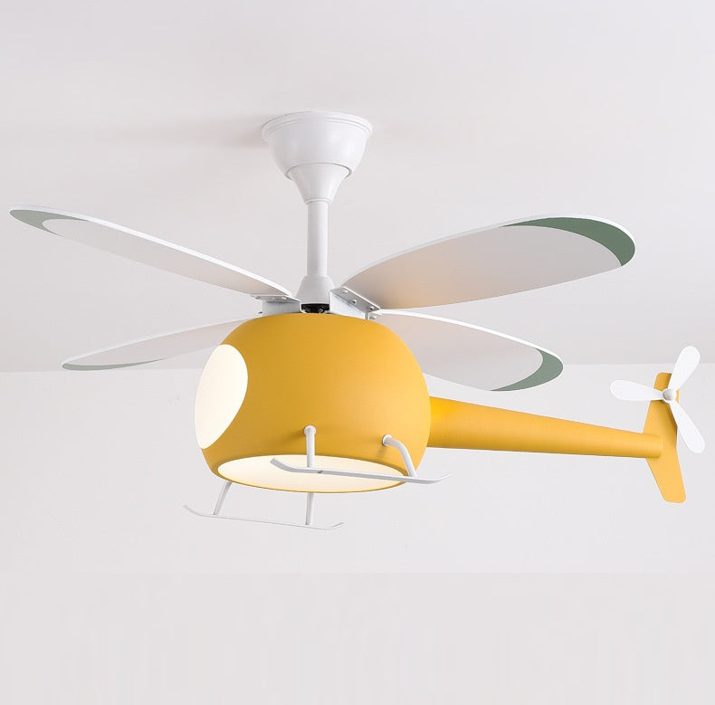 Helicopter Kids Ceiling Fan Light