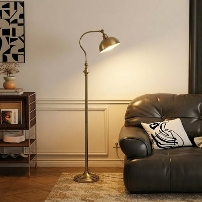 Adjustable Metal Reading Floor Lamp