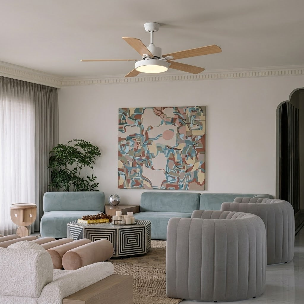 White or Bronze DC Motor Ceiling Fan