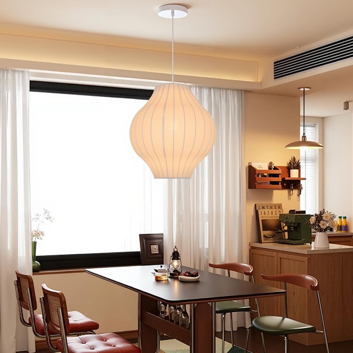 Silk Cocoon Cloud Pendant Light