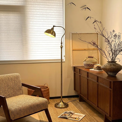 Adjustable Metal Reading Floor Lamp