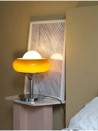 Bauhaus Glass Bedside Table Lamp