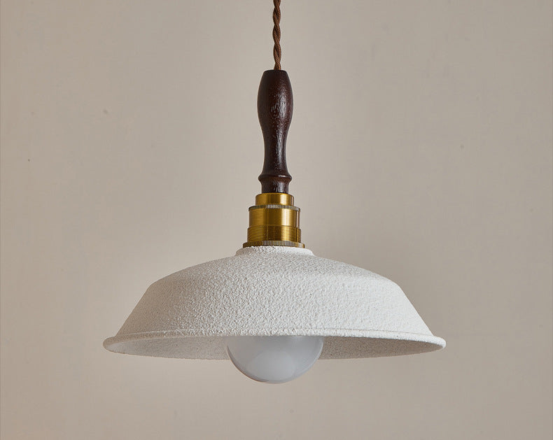 Japanese Vintage Wood Pendant Lamp