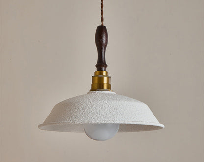 Japanese Vintage Wood Pendant Lamp