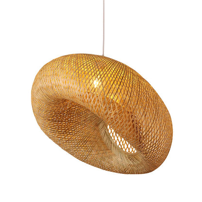 Woven Bamboo Pendant Light, 38-100cm