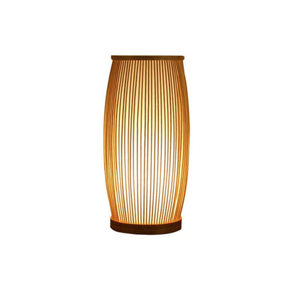 Slim Bamboo Bedside Desk Lamp