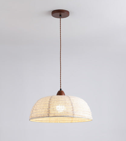 Wabi-Sabi Fabric Pendant Light