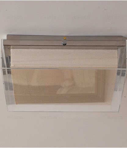Layered Square Acrylic Flush Mount