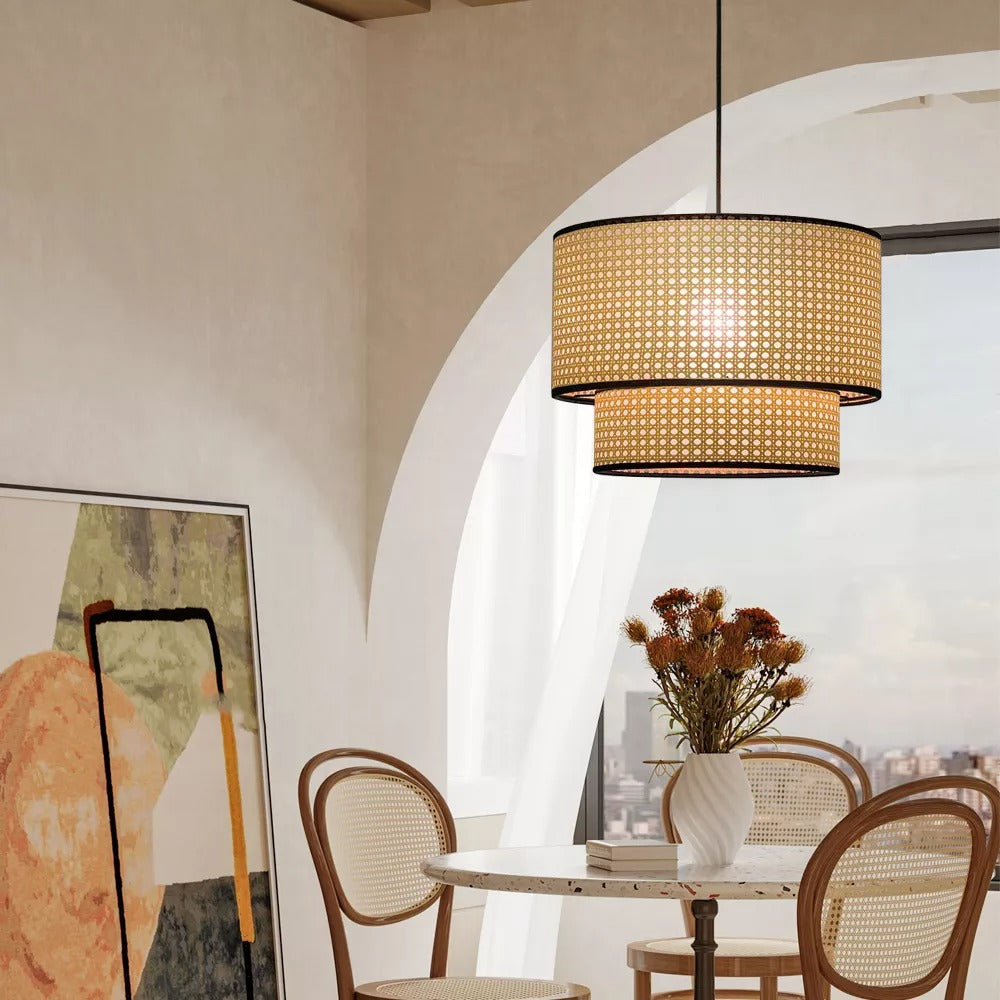 Handmade Rattan Hanging Light Shade
