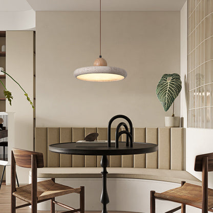 Travertine Wabi-Sabi Pendant Light
