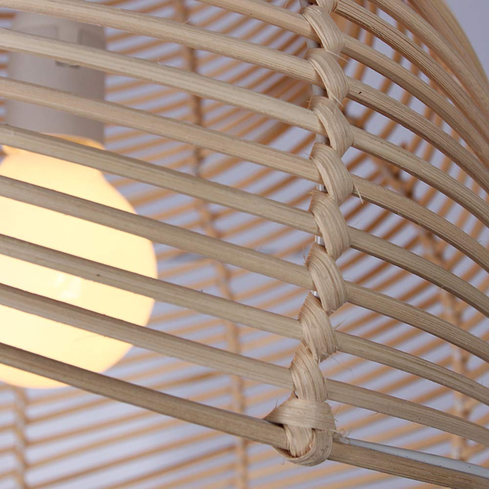 Conch Wicker Handmade Rattan Lamp
