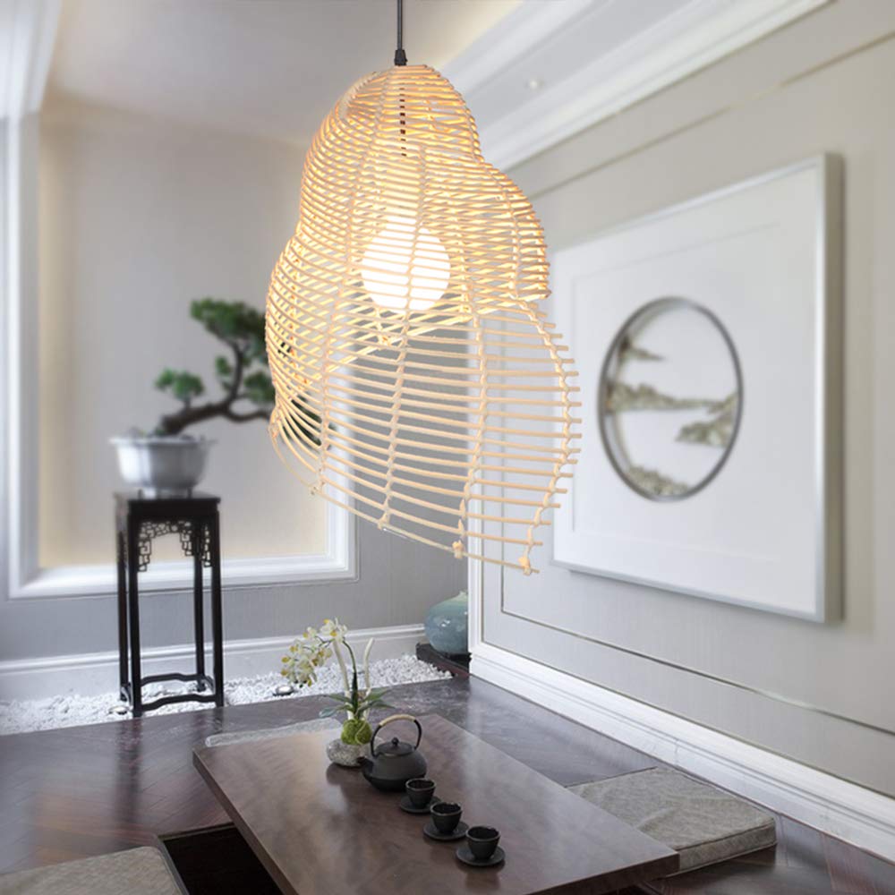 Conch Wicker Handmade Rattan Lamp