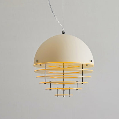 Tiered Louvered Hive Pendant Light