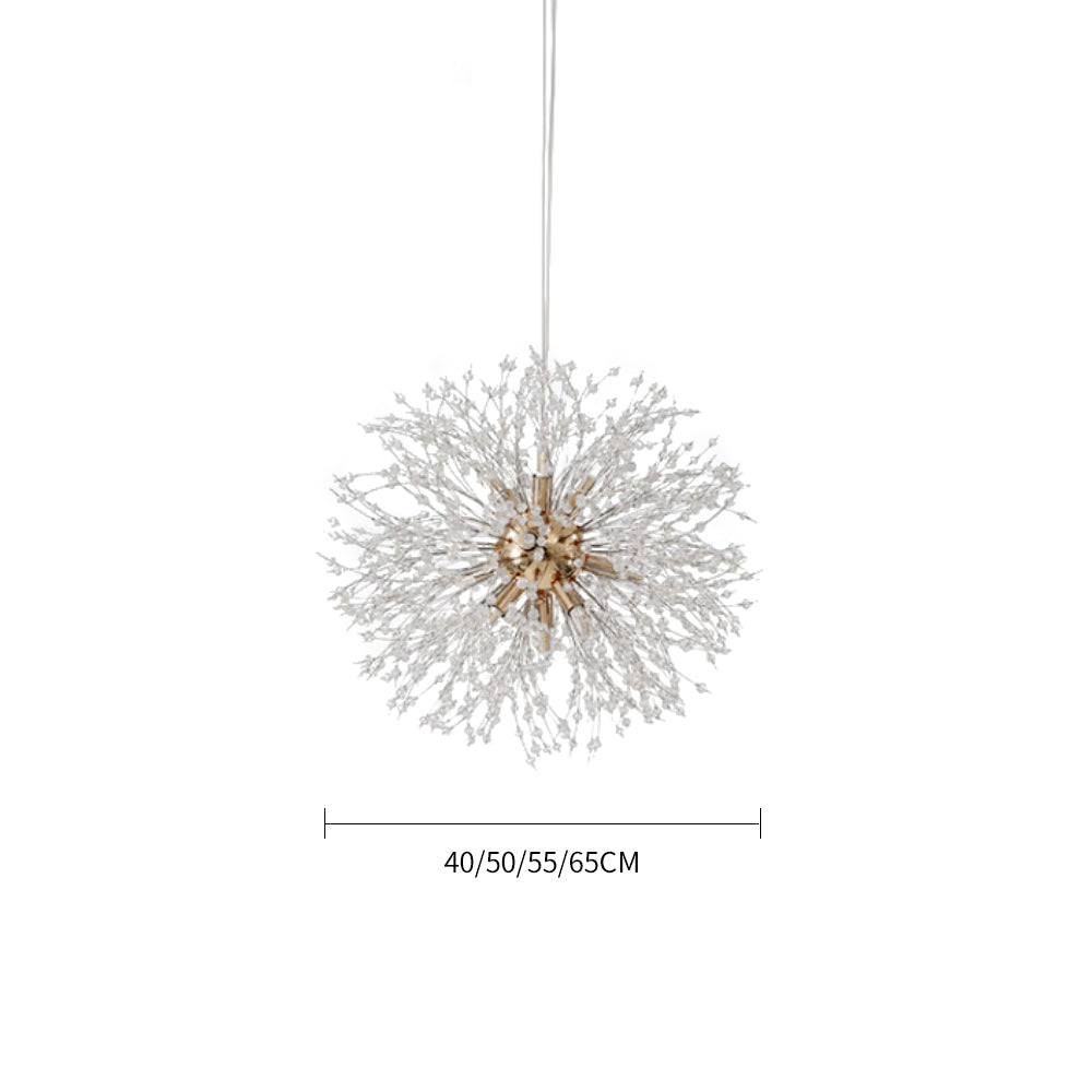 Crystal Dandelion Firework Chandelier
