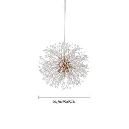 Crystal Dandelion Firework Chandelier