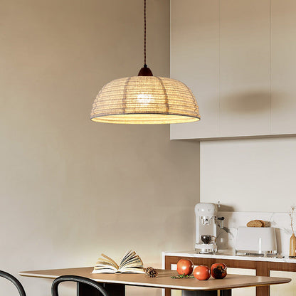 Wabi-Sabi Fabric Pendant Light