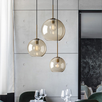 Minimalist Glass Coffee Bar Pendant