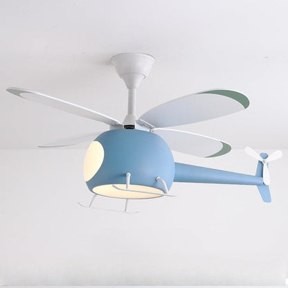 Helicopter Kids Ceiling Fan Light