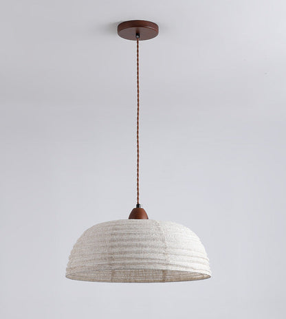 Wabi-Sabi Fabric Pendant Light